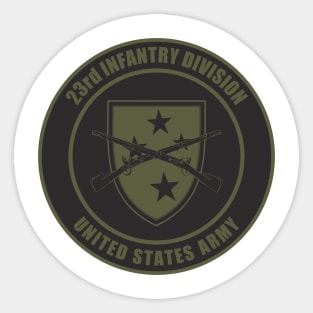 23rd Infantry Division Patch (subdued) Sticker